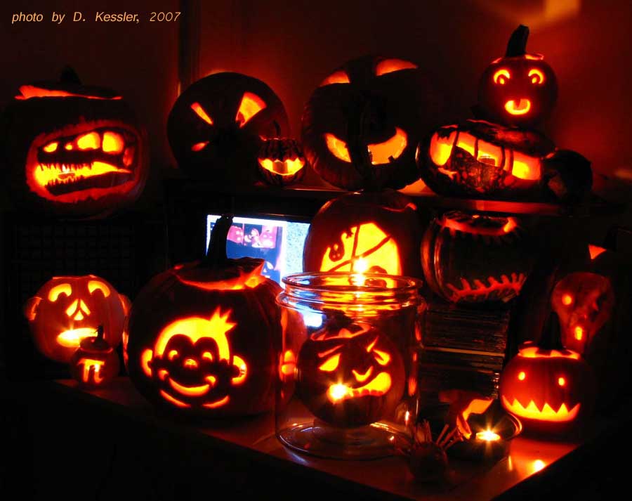 pumpkin carving, 2007