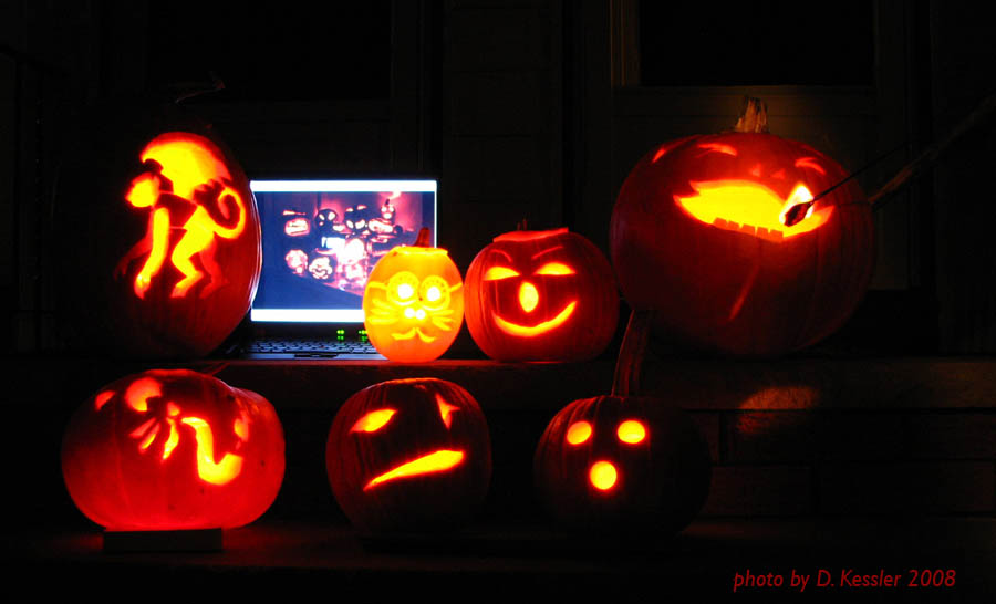 pumpkin carving, 2008
